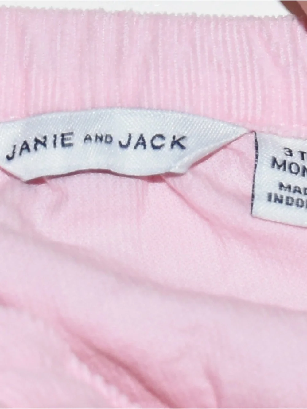 Janie and Jack Light Pink Ruffle Sleeve Sundress